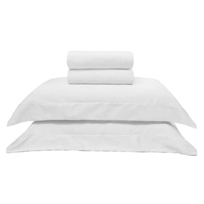 JOGO DE CAMA QUEEN ELEGANCE 400 FIOS BLANC - BRANCO