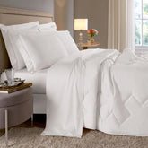 JOGO DE CAMA QUEEN ELEGANCE 400 FIOS BLANC - BRANCO