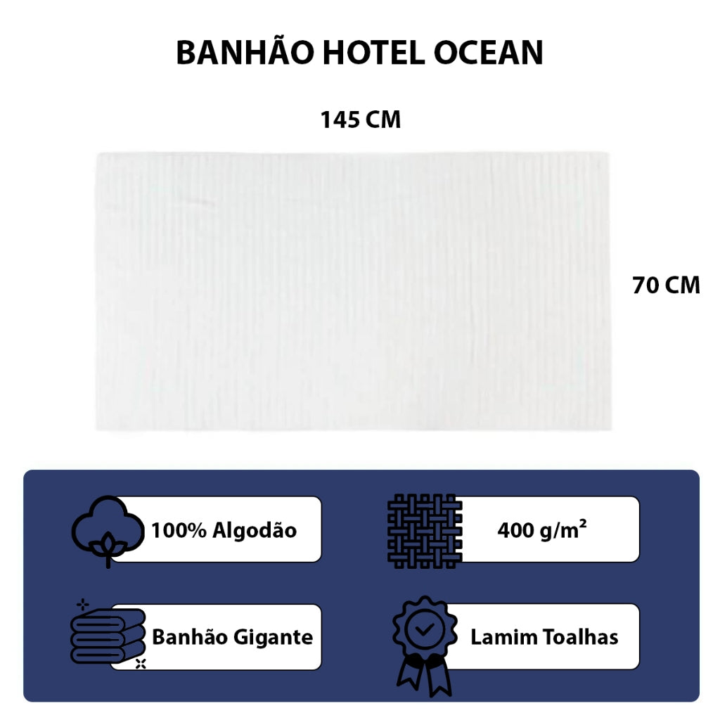 Kit Com 10 Toalhas Banhão Gigante Grossa para Hotel: Conforto e Luxo ao Seu Alcance!